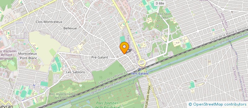 localisation de l'entreprise BAYA à VILLEPINTE