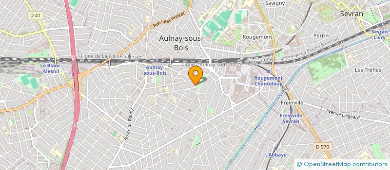 localisation de l'entreprise BAYA à AULNAY-SOUS-BOIS