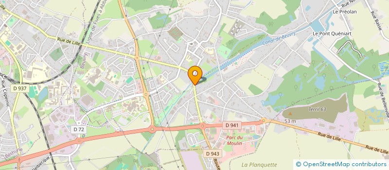 localisation de l'entreprise BAYA  BEUVRY