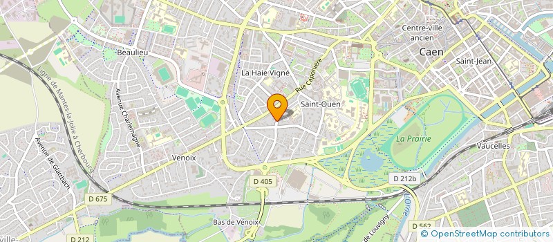 localisation de l'entreprise BAYA  CAEN