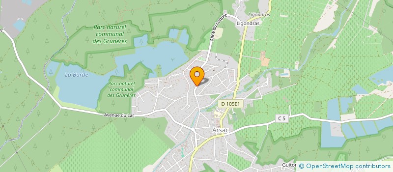 localisation de l'entreprise BAYA  ARSAC