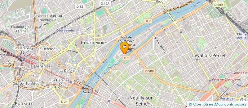 localisation de l'entreprise BAYA à NEUILLY-SUR-SEINE