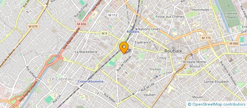 localisation de l'entreprise BAYA AUTO  ROUBAIX