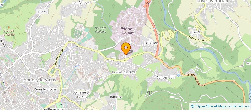 localisation de l'entreprise BAYA CONSULTING  EPAGNY METZ-TESSY