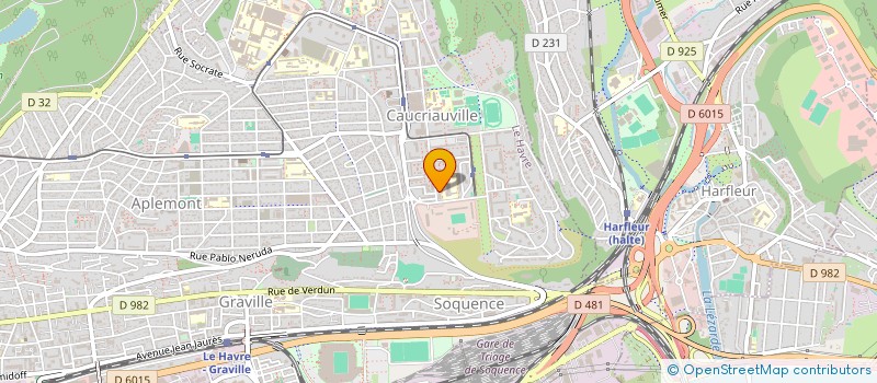 localisation de l'entreprise BAYA DISTRIBUTION à LE HAVRE