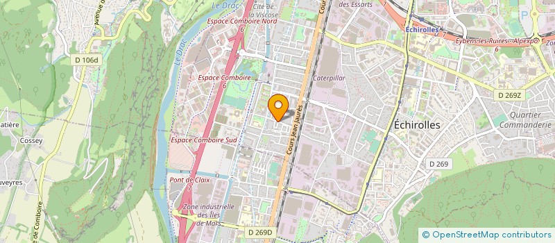 localisation de l'entreprise BAYA HOLDING  ECHIROLLES