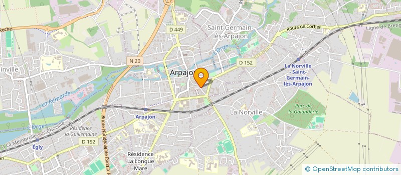 localisation de l'entreprise BAYA SARL à ARPAJON