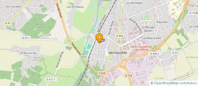 localisation de l'entreprise BAYA TRANSPORT à VERNOUILLET
