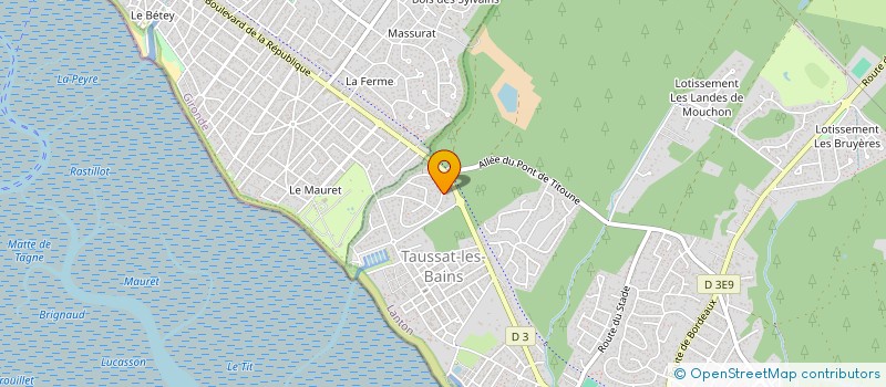 localisation de l'entreprise BAYAC  CESTAS