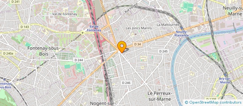 localisation de l'entreprise BAYAH à LE PERREUX-SUR-MARNE