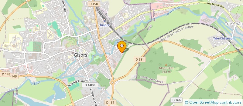 localisation de l'entreprise BAYAN FER à GISORS