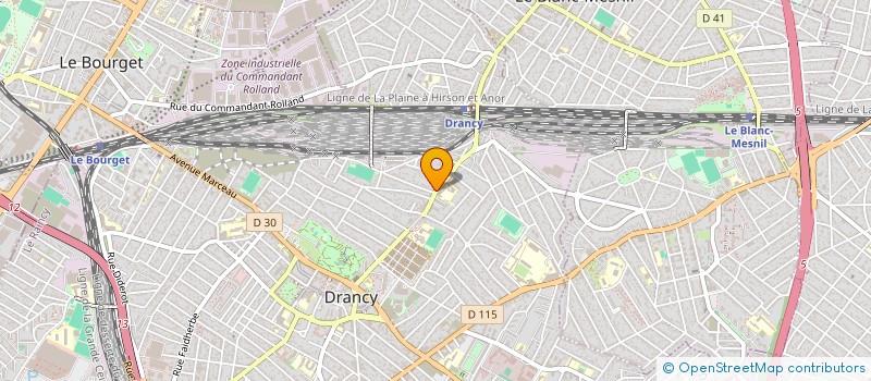 localisation de l'entreprise BAYANNE  DRANCY