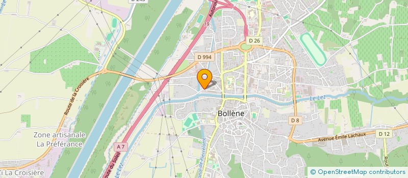 localisation de l'entreprise BAYAR GROUPE à BOLLENE