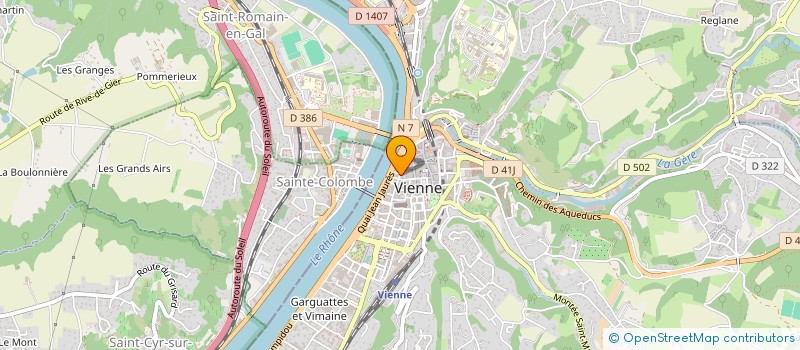 localisation de l'entreprise BAYARD 4  VIENNE