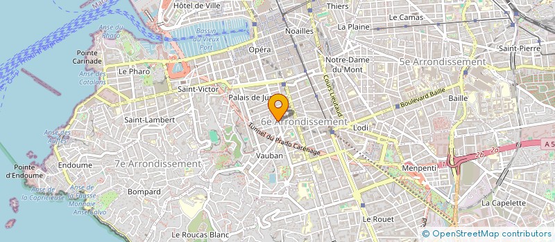 localisation de l'entreprise BAYARD à MARSEILLE