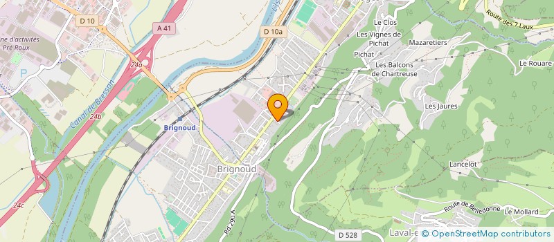 localisation de l'entreprise BAYARD  BERNIN