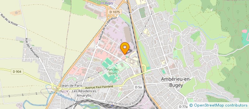 localisation de l'entreprise BAYARD CERAMIC  AMBERIEU-EN-BUGEY