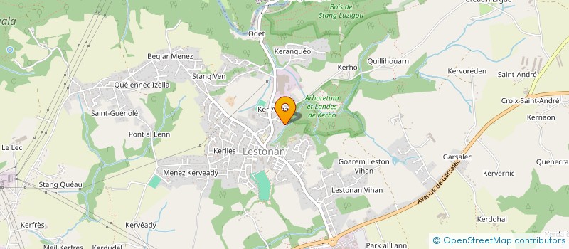 localisation de l'entreprise BAYARD IMMO 29  ERGUE-GABERIC