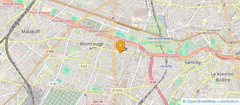 localisation de l'entreprise BAYARD JEUNESSE PRODUCTION  MALAKOFF