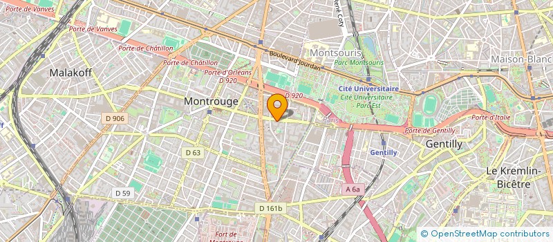 localisation de l'entreprise BAYARD MEDIA DEVELOPPEMENT  MALAKOFF