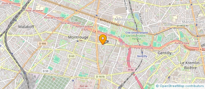 localisation de l'entreprise BAYARD MEDIA INTERNATIONAL ET INVESTISSEMENT  MALAKOFF