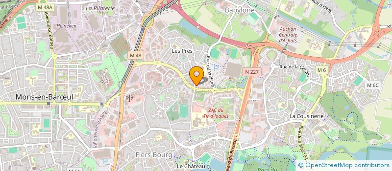 localisation de l'entreprise BAYARD SERVICE à VILLENEUVE-D'ASCQ