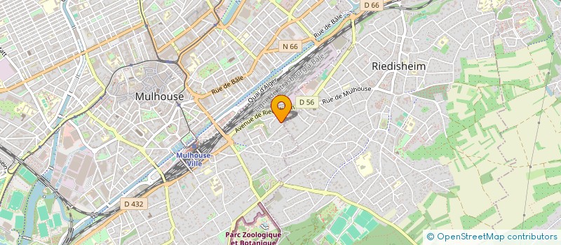 localisation de l'entreprise BAYARD TIENDAS à MULHOUSE