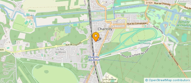 localisation de l'entreprise BAYAUMONT  CHANTILLY