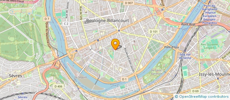 localisation de l'entreprise BAYBEE2REVES à BOULOGNE-BILLANCOURT