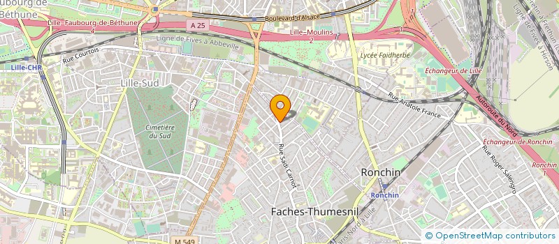 localisation de l'entreprise BAYCOM à LILLE