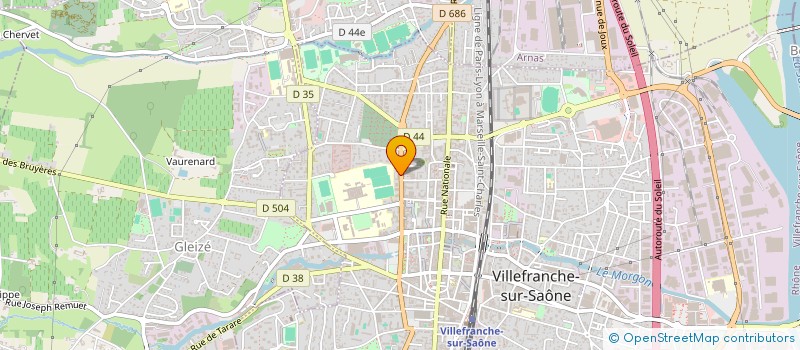 localisation de l'entreprise BAYE FALL  VILLEFRANCHE-SUR-SAONE