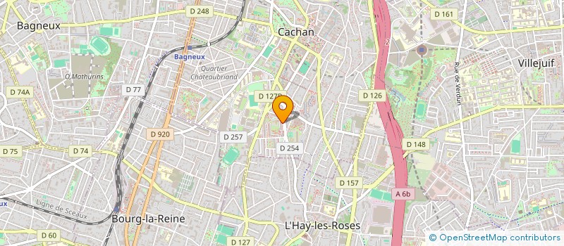 localisation de l'entreprise BAYE IMMOBILIER  CACHAN