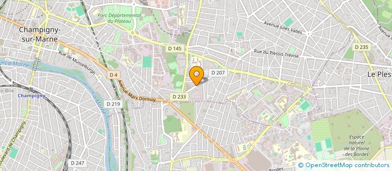 localisation de l'entreprise BAYE SECURITY à CHAMPIGNY-SUR-MARNE