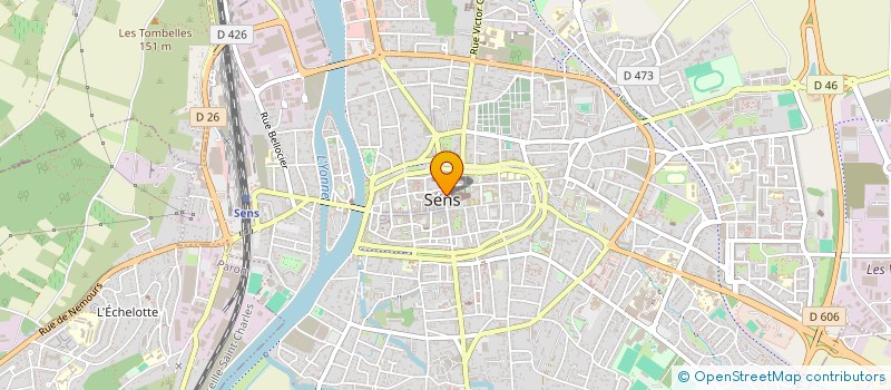 localisation de l'entreprise BAYELLE à SENS