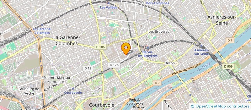 localisation de l'entreprise BAYEN TRANSPORTS à COURBEVOIE