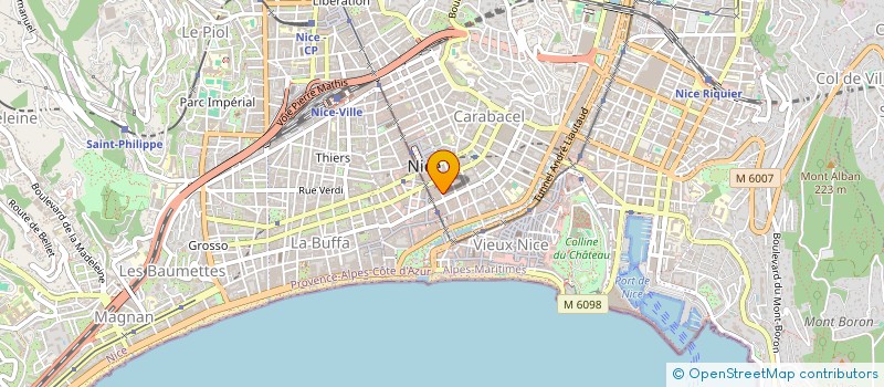 localisation de l'entreprise BAYET REAL ESTATE à NICE
