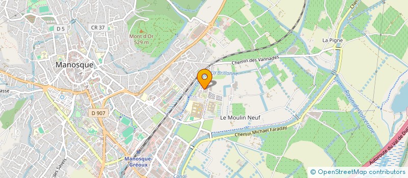 localisation de l'entreprise BAYETTI SANTIAGO MAURINO AVENA ROSA  MANOSQUE