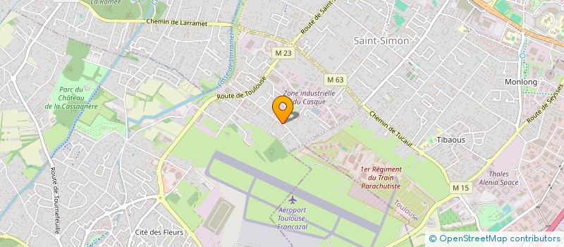 localisation de l'entreprise BAYEUX  CUGNAUX