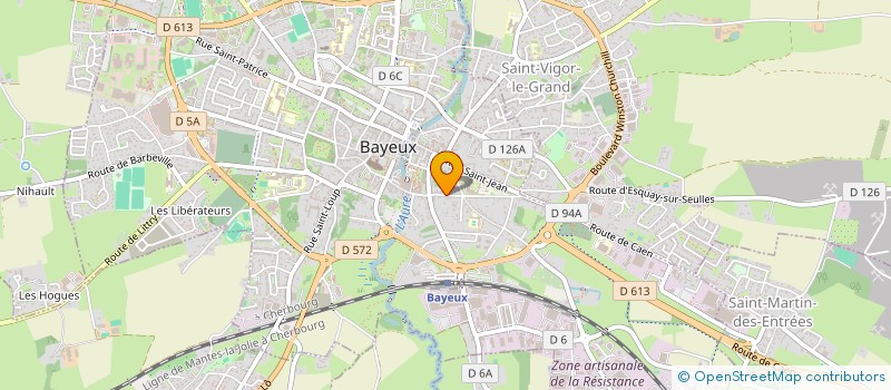 localisation de l'entreprise BAYEUX RUNNING SOCIAL CLUB  BAYEUX