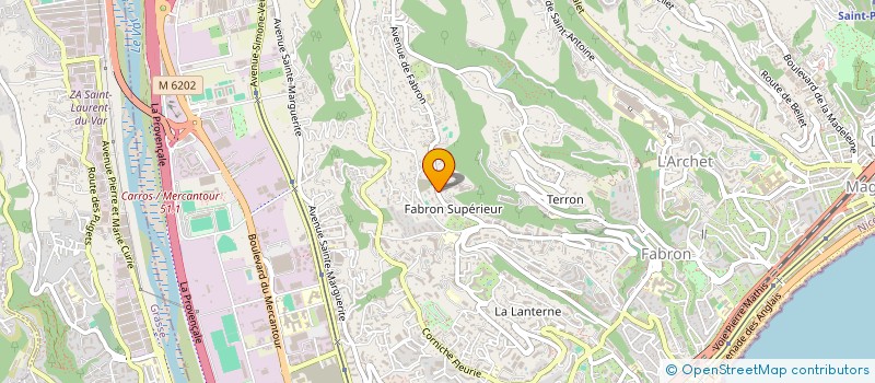 localisation de l'entreprise BAYI à NICE