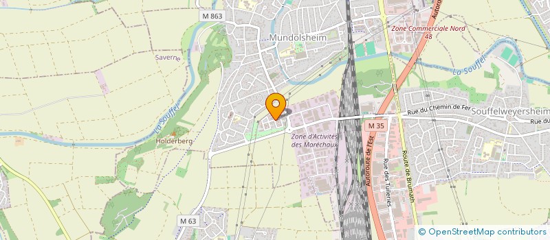 localisation de l'entreprise BAYL INVEST  MUNDOLSHEIM