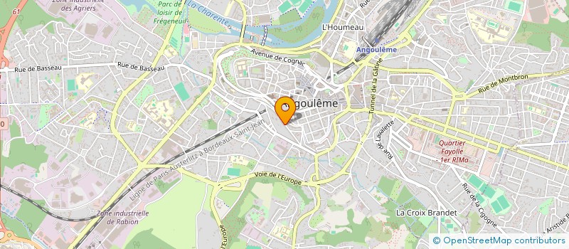 localisation de l'entreprise BAYLAC à ANGOULEME