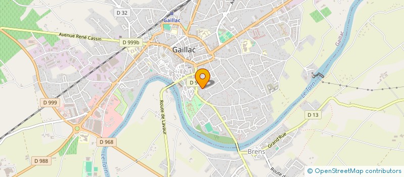 localisation de l'entreprise BAYLE  BROZE