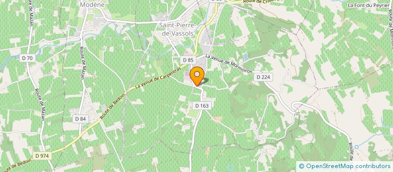 localisation de l'entreprise BAYLE AND CO MENUISERIE  SAINT-PIERRE-DE-VASSOLS