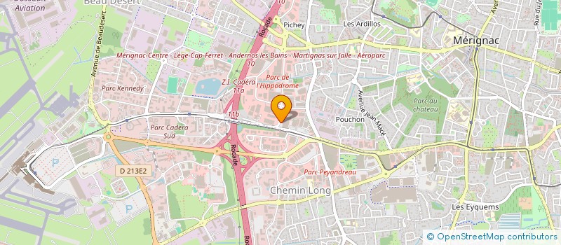 localisation de l'entreprise BAYLE ET COMPAGNIE à MERIGNAC