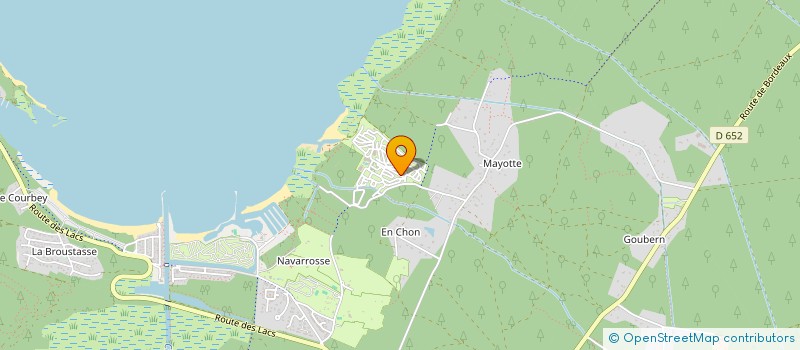 localisation de l'entreprise BAYLE INDIVISION  BISCARROSSE