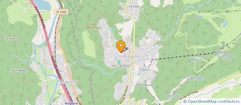 localisation de l'entreprise BAYLE-MOREAU  ARACHES-LA-FRASSE