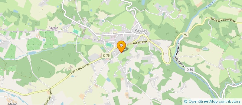 localisation de l'entreprise BAYLET ET FILS  SAVIGNAC-LEDRIER