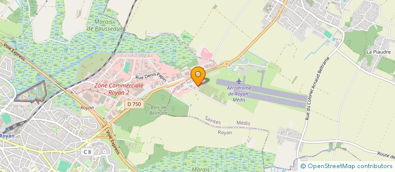 localisation de l'entreprise BAYLET PIERRE SARL  MEDIS