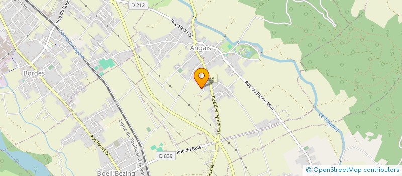 localisation de l'entreprise BAYLSE FRUITS ET LEGUMES  ANGAIS